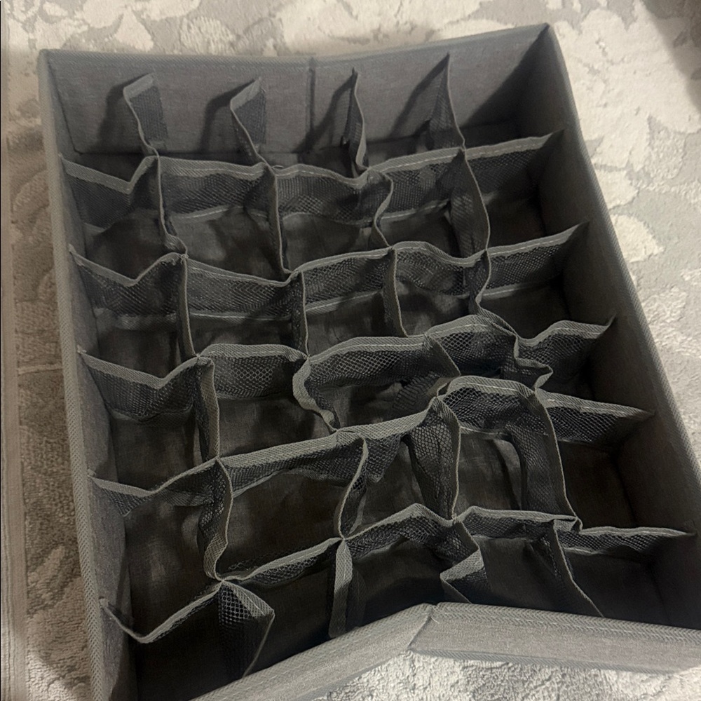Gray Home Storage Organizer
